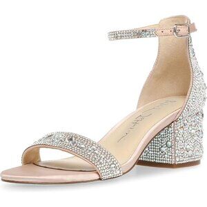 Betsey Johnson Women's Mari Block Heel Evening Sandals